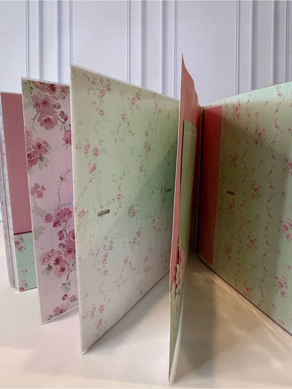 Simply Shabby Chic for Target Floral Photo Album Pink & Sage Bundle of 3 - Picture 6 of 14